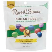 Russell Stover Chocolate Candy Coated Peanuts, Sugar Free