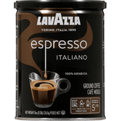 Lavazza Coffee, 100% Arabica, Ground, Espresso Italiano