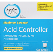 Signature Care Acid Controller, Maximum Strength, 20 mg