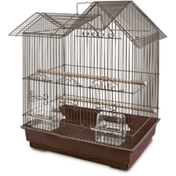 You & Me Brown Keet Ranch House Cage
