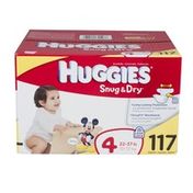 Huggies SNUG & DRY Diapers Step 4 Hi-Count JR 117