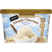 Signature Select Ice Cream, Reduced Fat, Vanilla Flavored