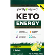Purely Inspired Keto Energy, Lemon/Lime