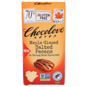 Chocolove Maple Sugar Glazed Cinnamon Pecans In Strong Dark Chocolate Bar