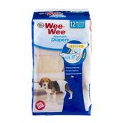 Wee-Wee Disposable Diapers Medium - 12 CT