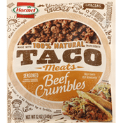 Hormel Taco Meats, Seasoned, Beef Crumbles