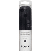 Sony Stereo Headphones, Black, MDR-EX15LP