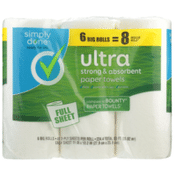 Simply Done Ultra Strong & Absorbent Paper Towels Big Rolls