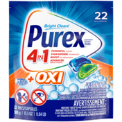 Purex Laundry Detergent Pacs with OXI, Fresh Morning Burst