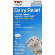 CVS Health Dairy Relief, Fast-Acting, Softgels