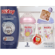 Nûby Bottles, Infant, 0M+