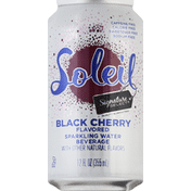 Signature Select Sparkling Water Beverage, Black Cherry Flavored