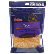 Hy-Vee Taco A Blend Of Colby And Monterey Jack Shredded Cheeses With Taco Spices