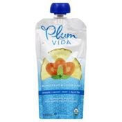 Plum Organics Fruit & Vegetable, Pineapple, Carrot, Mint, Organic, Pouch