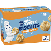 Pillsbury Honey Butter Mini Sweet Biscuits, 7 Count