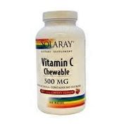 Solaray Vitamin C Chewable 500 MG