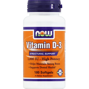Now Vitamin D-3, High Potency, 1000 IU, Softgels