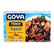 Goya Premium Squid Pieces, in Ink & Hot Sauce