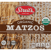 Streit's Matzos, Organic, Thin & Crisp
