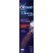 Crest Toothpaste, Fluoride Anticavity, Glamorous White, Vibrant Mint