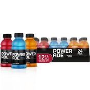 Powerade Variety Pack, Ion4 Electrolyte Enhanced Fruit Flavored Sports Drink W/ Vitamins B3, B6, And B12, Replenish Sodium, Calcium, Potassium, Magnesium