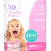Tippy Toes Training Pants, for Girls, 3T-4T (32-40 lb)