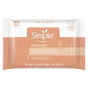 Simple Facial Cleansing Wipes Instant Glow & Defend