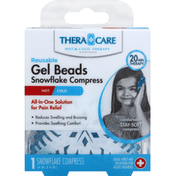 Thera Care Snowflake Compress, Hot, Cold, Gel Beads