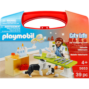 Playmobil Playset, Vet Visit Carry Case, 39 Piece