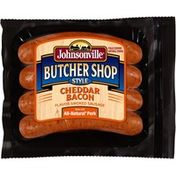 Johnsonville Butcher Shop Style Cheddar Cheese & Bacon Sausage (101873) Smoked & Cooked