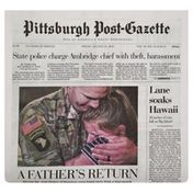 Pittsburgh Post Gazette Newspaper