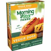 Morning Star Farms Meatless Hot Dogs, Plant Based Protein, Original
