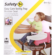Safety 1st Booster Seat, Coral Crush, Easy Care Swing Tray