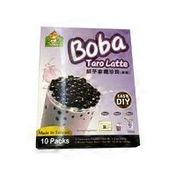Bolle Boba Taro Latte Powder Mix Drink