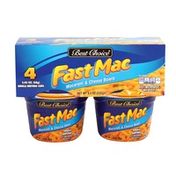 Best Choice Fast Mac And Cheese Flavored Enriched Macaroni And Cheese Bowl