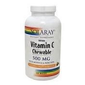 Solaray Vitamin C Chewable w/ Acerola & Rose Hips 500 Mg