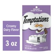 Temptations Crunchy and Soft Cat Treats Creamy Dairy Flavor