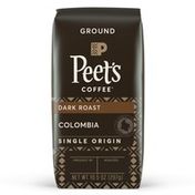 Peet's Coffee Single Origin Colombia, Dark Roast Ground Coffee, Bag