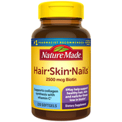 Nature Made Hair-Skin-Nails‡ with 2500 mcg of Biotin Softgels
