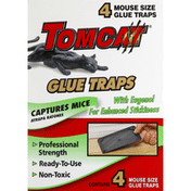 Tomcat Glue Traps, Mouse Size