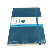 Moleskine Large Dotted Sapphire Blue Soft Cover Notebook