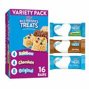 Kellogg's Rice Krispies Treats Marshmallow Snack Bars, Kids Snacks, School Lunch, Variety Pack