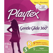 Playtex Tampons, Plastic, Multi-Pack, Fresh Scent Deodorant