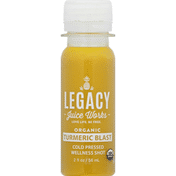 Legacy Wellness Shot, Organic, Turmeric Blast, Cold Pressed