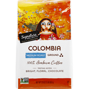 Signature Select Coffee, 100% Arabica, Ground, Medium Roast, Colombia