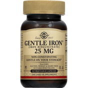 Solgar Gentle Iron, 25 mg, Vegetable Capsules