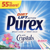 Purex Detergent, Dirt Lift Action, with Crystals Fragrance, Fresh Mountains Breeze
