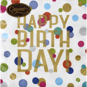 Caspari Napkins, Confetti Happy Birthday, 3-Ply