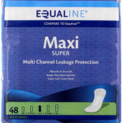 Equaline Maxi Pads, Super