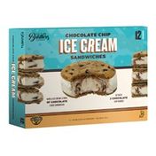 Brothers Desserts Chocolate Chip Ice Cream Sandwiches - Club Pack